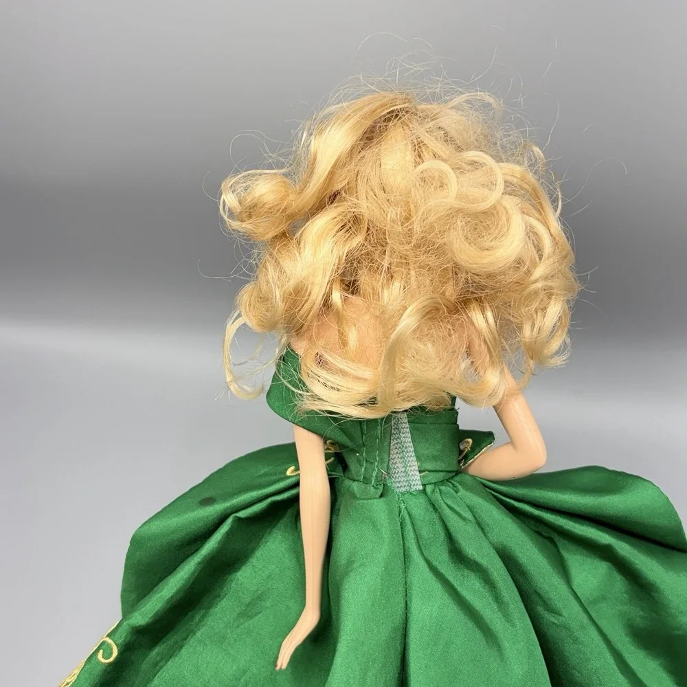 Holiday Barbie 2011 Doll Mattel Barbie Collector Doll Green Gold Dress